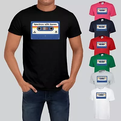 ZX Spectrum 48k Games Tee School Boy Pirate Cassette Games Retro Unisex T Shirt • £11.49