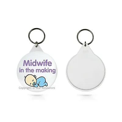 £3.99 • Buy Student Midwife Key Ring NHS Gift Keyring Cute Midwife In The Making