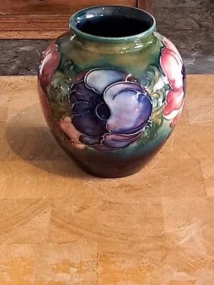 £145 • Buy William Moorcroft Anemone Vase C 1920s/40s