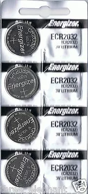 4 New ENERGIZER CR2032 Lithium 3v Coin Battery Australia Stock  FAST SHIPPING • $110.99