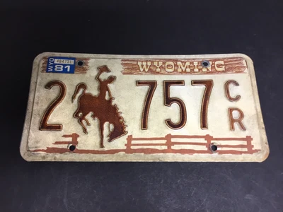 $15.79 • Buy Expired Wyoming License Plate.