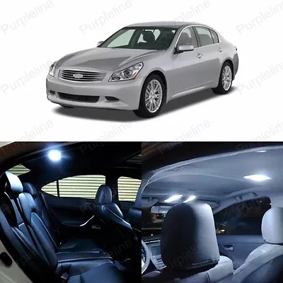 11 X White LED Interior Light Package For 2007 - 2008 Infiniti G35 + PRY TOOL • $12.99