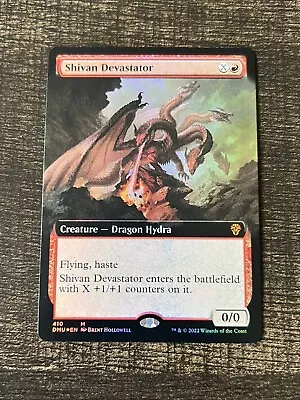 MTG Shivan Devastator Dominaria United 410 Extended Art Foil NM • $1.38