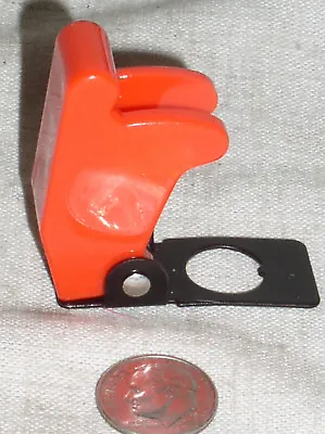 1 Red Plastic  Safe Toggle Switch Flip Safety Cover Guard Military Nitrous Usa • $2.99