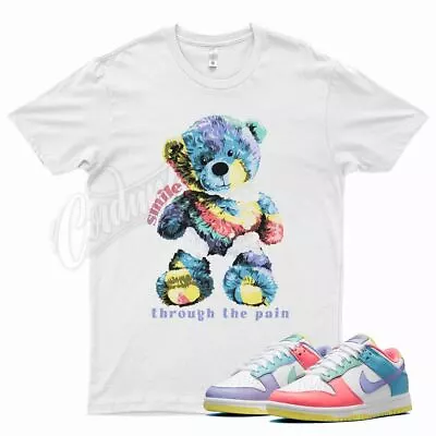 White SMILE T Shirt For N Dunk Low Candy Soft Pink Easter Sunset Pulse Glow • $26.99