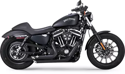 Vance & Hines Shortshots Exhaust Black Harley Sportster Nightster 1200n 1200 48 • $899.99