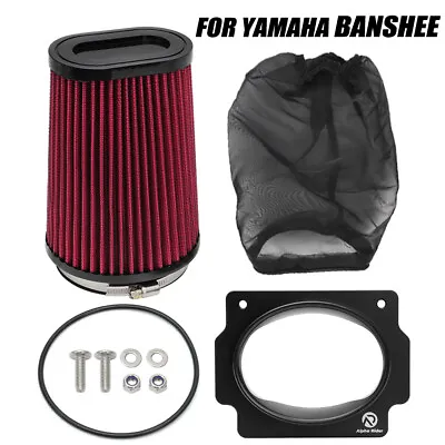 PRO FLOW Airbox Adapter K+N Style Air Filter & Outerwear For Yamaha Banshee 350 • $37.99