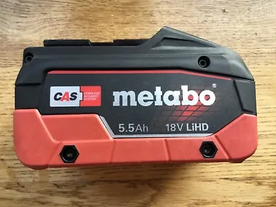 £65 • Buy Metabo 625342000 18v 5.5Ah LiHD Battery High Performance Long Lasting Power NEW