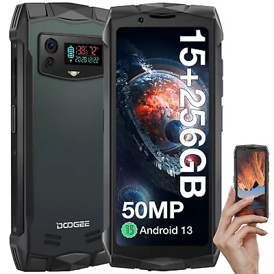 DOOGEE SMINI 4.5  Mini Rugged Phones 15GB+256GB 50MP Android 13 Smartphone NFC • $178.99