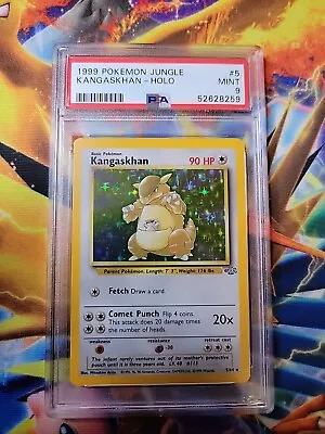 $69.99 • Buy 1999 Pokémon Jungle #5 Kangaskhan Holo PSA 9 MINT 5/64 Base Set Vintage Pokémon