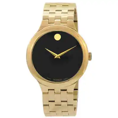 Movado Veturi Quartz Black Museum Dial Unisex Watch 0607417 • $433.40