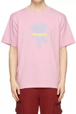 Marc Jacobs Tee T-Shirt Top Mens Size M Heaven Logo 100% Cotton Jersey - Pink • £50