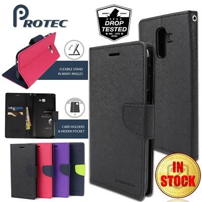 $8.99 • Buy For Samsung Galaxy J8 J7 J6 J5 Pro Case GOOSPERY Leather Wallet Card Cover 