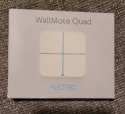 Aeotec WallMote Quad Wireless Z-Wave Wall Switch - White  • $60