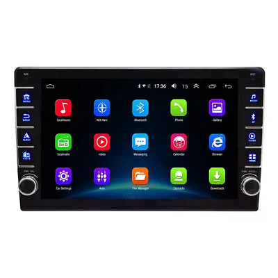 Bluetooth Car Radio MP5 Player Stereo GPS Navigation WIFI 16GB 1 Din Android 8.1 • £130.56