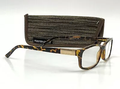 $11.49 • Buy Foster Grant Boston Tortoise Brown Reading Glasses Readers Various Strength