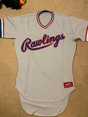 Authentic #9 Rare Vintage Rawlings Jersey Pullover  Texas Rangers Proto Sewn • $39.99