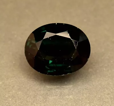 Mozambique Green Tourmaline Treated 6.60 Certified Oval Cut Loose Gem • $3.25
