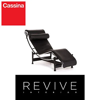 Cassina Le Corbusier LC 4 Leather Lounger Black Function Relaxation Function • £3389.59