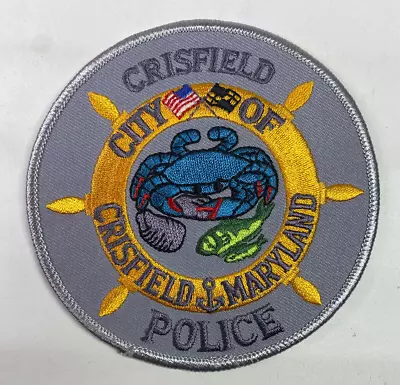 Crisfield Police Maryland MD Patch D4 • $7.99