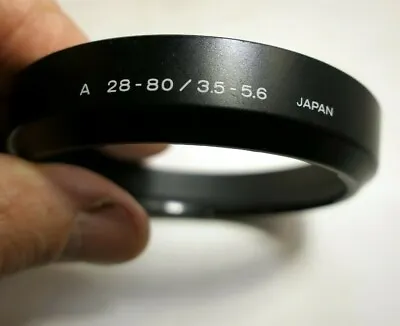 Minolta A 28-80mm 3.5-5.6 Lens Hood Shade AF Maxxum Auto Focus Genuine Original • $15.58