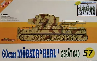 Cyber-hobby 1/35 Scale Kit 9157 60cm Morser  Karl  Gerat 040. • $99.98