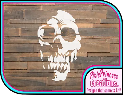 Skull G Horror Mylar 190 Stencil Reusable Airbrush Paint Wall Crafts Shabby Chic • $5.28