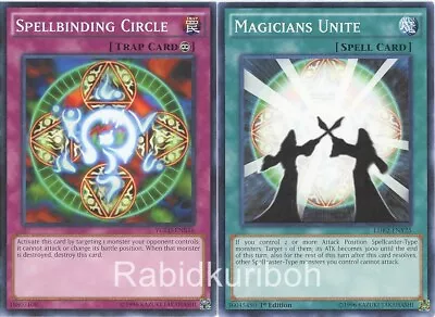 Yugioh Magicians Unite + Spellbinding Circle Set - NM • $1.95