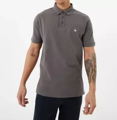 Jack Wills Mens Aldgrove Cotton Polo Shirt Classic Fit  Slate -XL (UK) - BNWT • £13.99