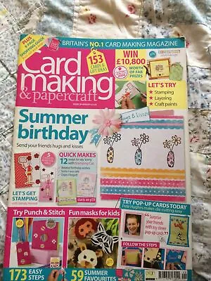 Card Making & Papercraft Magazine Issue 29 SUMMER BIRTHDAY • £0.99