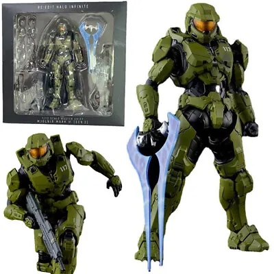 Halo Master Chief With Grappleshot Infinite 18cm Dark Horse PVC Statue Figure • $43.31