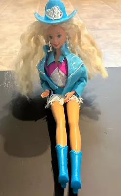 Mattel Western Stampin Barbie Good Used. 1993 • $25