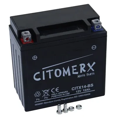 BATTERY Gel Battery YTX14-BS For Triumph Daytona 955 I Centennial Type 595N • £31.97