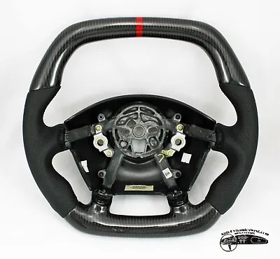 C5 Corvette D Steering Wheel Real Carbon Fiber & Red 12:00 Stripe • $995