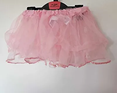 Girls Princess Dressing Up Tutu Skirt Minnie Mouse Pink Cute Size 2-4 Years • £2.99