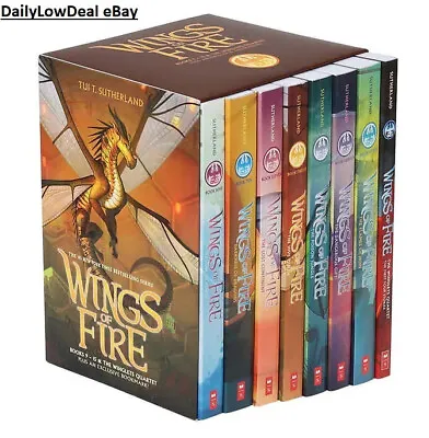 Wings Of Fire: 8 Book Box Set (# 9-15 + The Winglets Quartet) Tui T Sutherland • $42.75