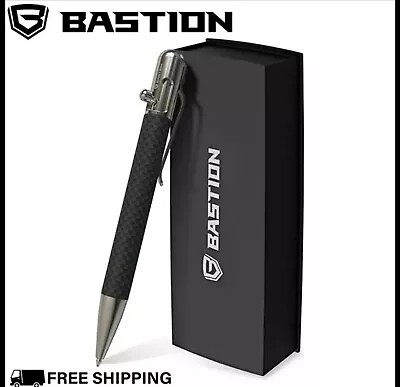 BASTION BOLT ACTION PEN Carbon Fiber Stainless Metal Luxury Executive Office New • $44.95