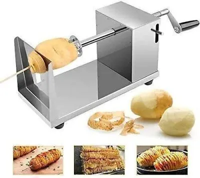 Spiral Potato Slicer Chipper Potato Chips Cutter Machine Tornado Kitchen Tools • $21.90