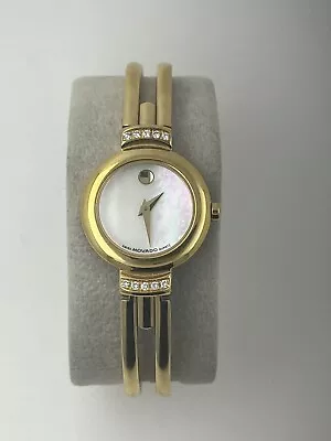 Movado Harmony Gold Tone Wrist Watch With Diamonds  • $395