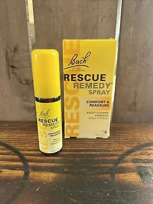 Bach Rescue Remedy Spray Flower Essences Comfort & Reassure 20ml Boxed Authentic • £6.80