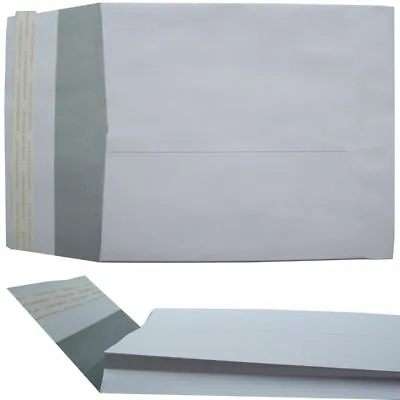 125 X A4 C4 White Gusset Self Seal Expanding Envelopes 229 X 324mm 25mm Spine • £43