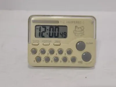 Pampered Chef ORIGINAL LOGO Digital Kitchen Clock Timer Magnet Clip-on RARE  • $39.99