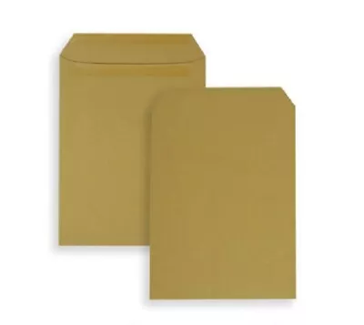 £3.55 • Buy Brown Envelopes Plain No Window A4 A5 Pocket Self Seal Strong Quality