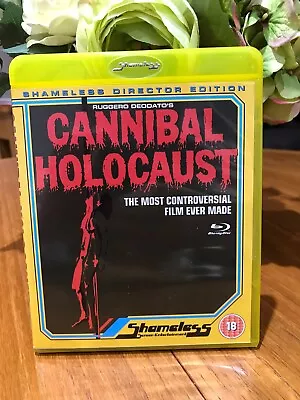 Cannibal Holocaust Blu Ray - Shameless Director's Edition. UK. • £12