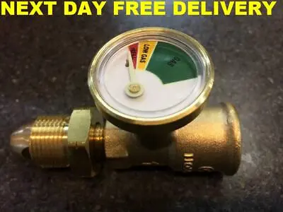 New Hi Lo Low Propane Lpg Presure Guage Gauge Calor Gas Bottle Level Indicator • £24.50