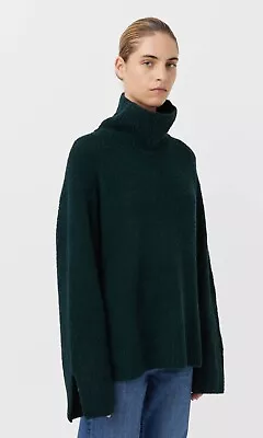 CAMILLA AND MARC Merewood Turtleneck Knit In Green Ivy - Size S • $110