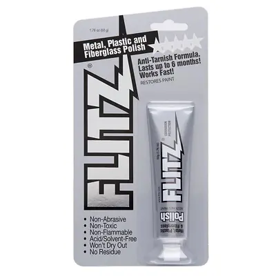 FLITZ  BP03511 Paste Polish For Metals Fiberglass Plastic & Paint (1.76oz) • $13.85