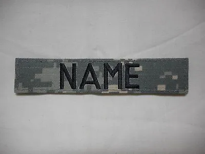 Custom Embroidered Acu Name Tape New 5 Inch Length With Hook Fastener* • $10