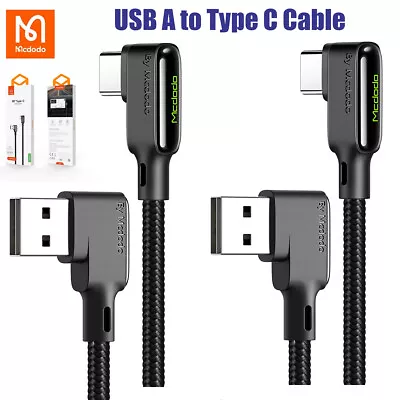 $16.99 • Buy L Shape 90° USB-C Cable Fast Charger Right Angle Type-C Cord For Samsung S23 S22