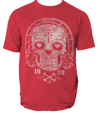 DIAMOND EYES T Shirt SKULL MEXICAN RETRO CAR MOTORCYCLE CREW Mens T-shirt Tee  • £14.96